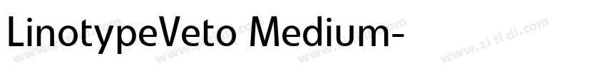 LinotypeVeto Medium字体转换